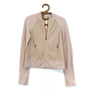 Lululemon Lab | Mesh Front Blush‎ Pink Jacket Size 6
